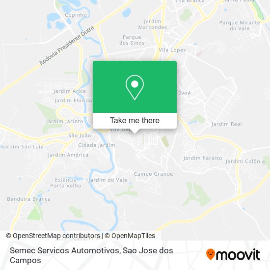 Semec Servicos Automotivos map