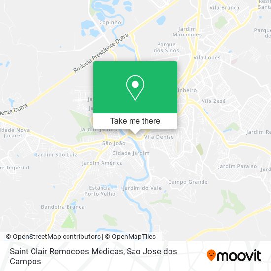 Saint Clair Remocoes Medicas map