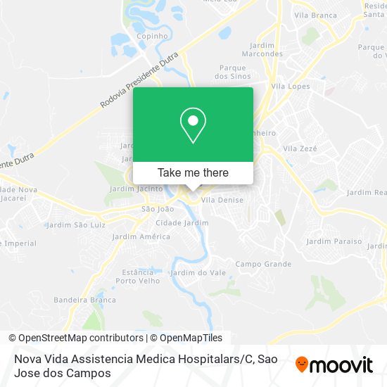 Nova Vida Assistencia Medica Hospitalars / C map