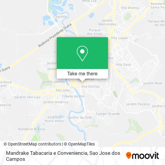 Mandrake Tabacaria e Conveniencia map