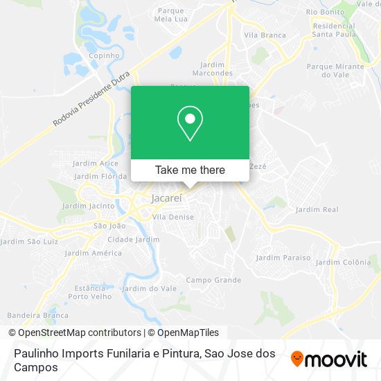 Paulinho Imports Funilaria e Pintura map