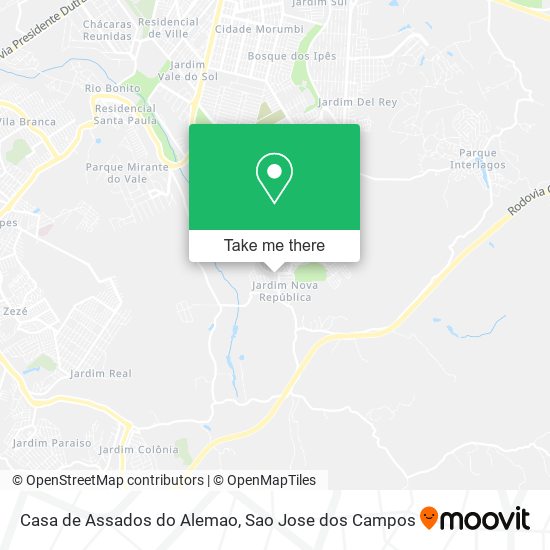 Casa de Assados do Alemao map