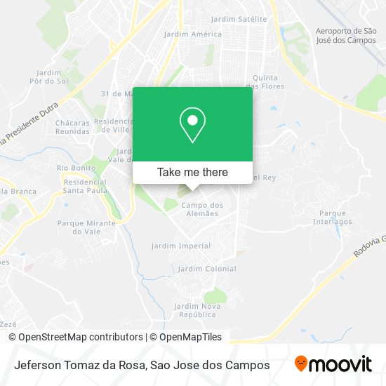 Jeferson Tomaz da Rosa map