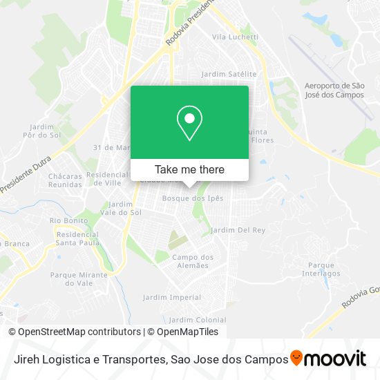 Jireh Logistica e Transportes map