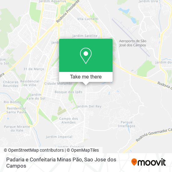 Padaria e Confeitaria Minas Pão map