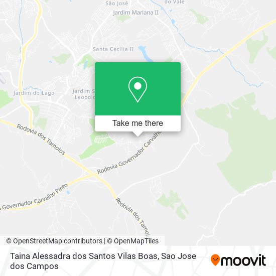 Taina Alessadra dos Santos Vilas Boas map