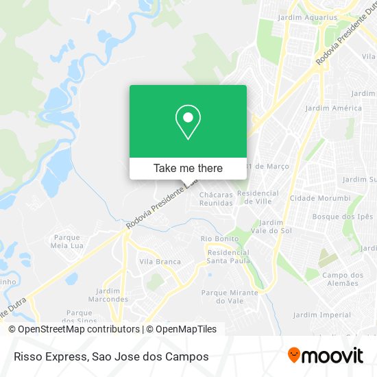 Risso Express map