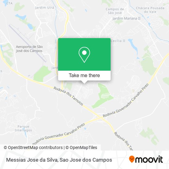 Messias Jose da Silva map