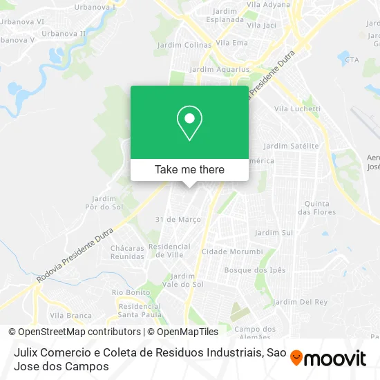 Julix Comercio e Coleta de Residuos Industriais map