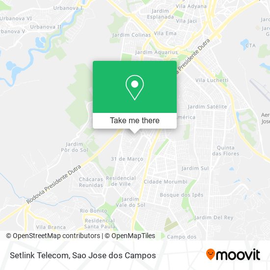 Setlink Telecom map