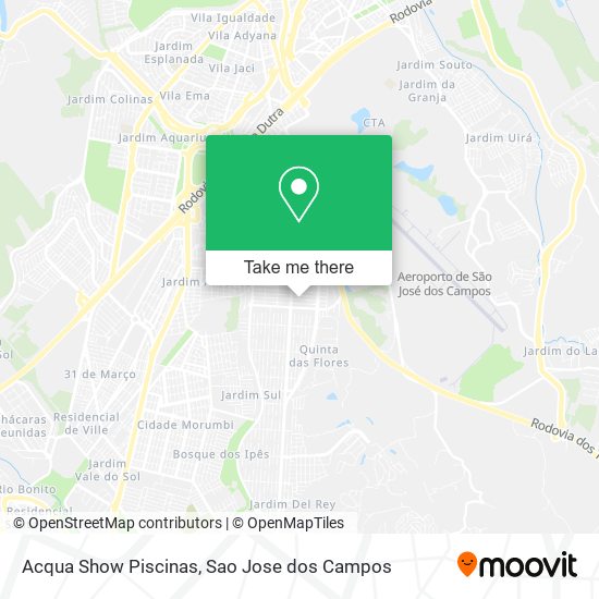 Mapa Acqua Show Piscinas