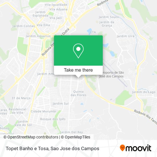 Mapa Topet Banho e Tosa