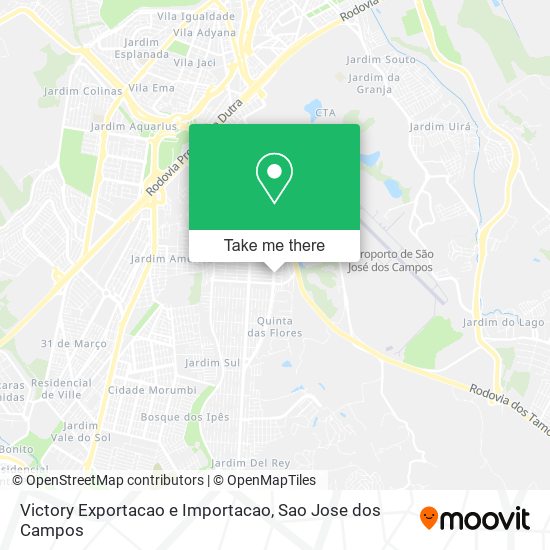 Mapa Victory Exportacao e Importacao