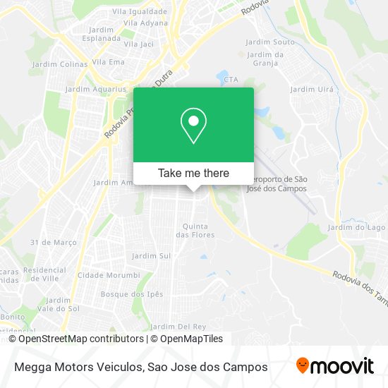 Megga Motors Veiculos map