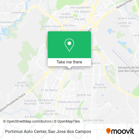 Portimus Auto Center map