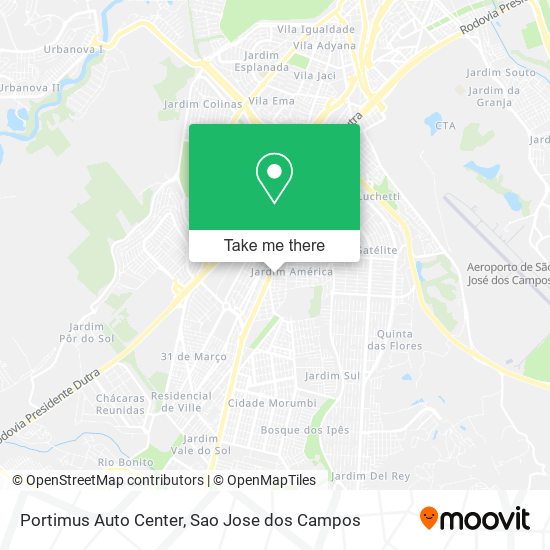 Portimus Auto Center map