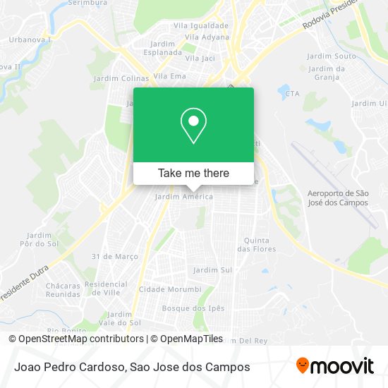 Joao Pedro Cardoso map