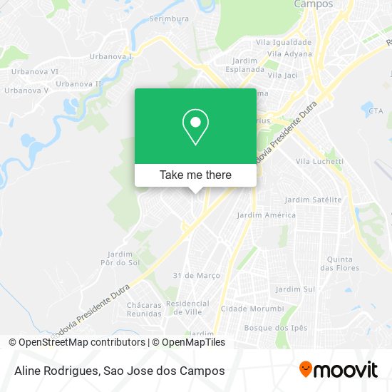 Aline Rodrigues map