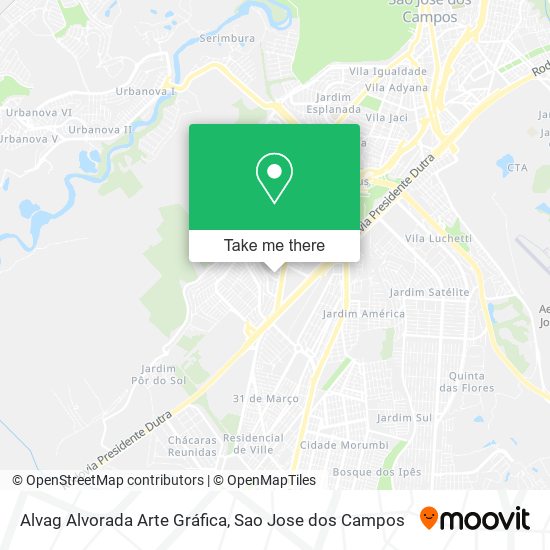 Alvag Alvorada Arte Gráfica map