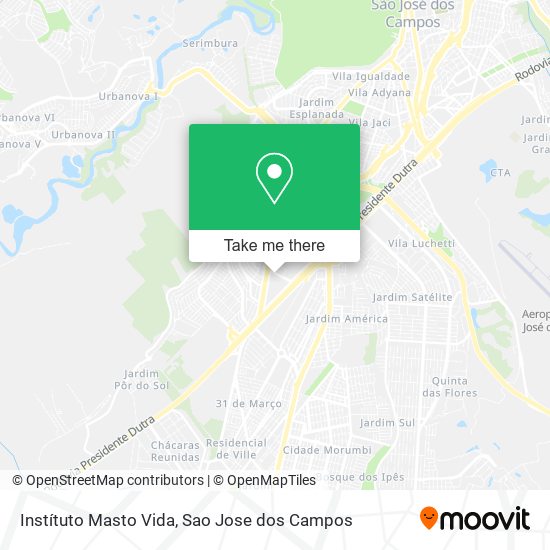 Instítuto Masto Vida map