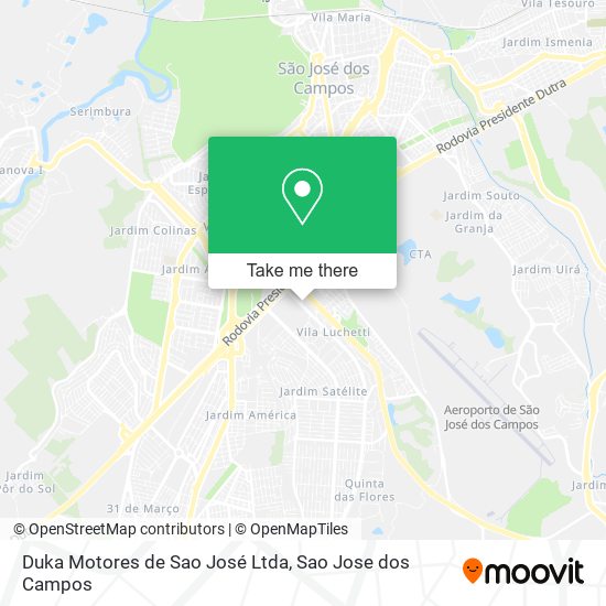 Duka Motores de Sao José Ltda map
