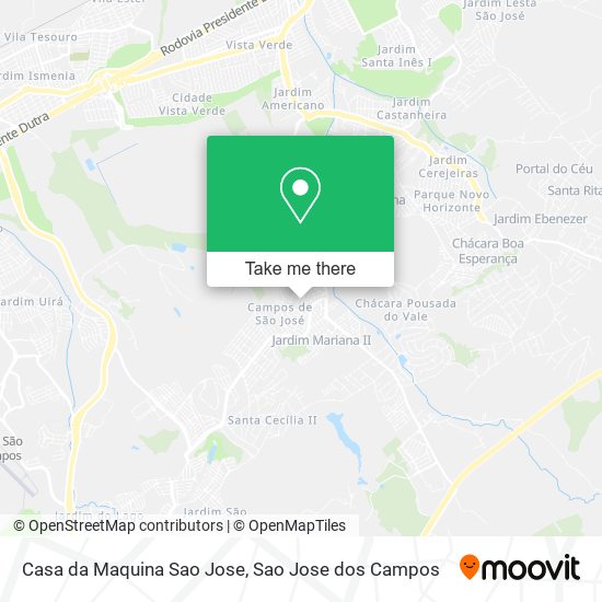 Casa da Maquina Sao Jose map