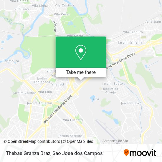 Mapa Thebas Granza Braz