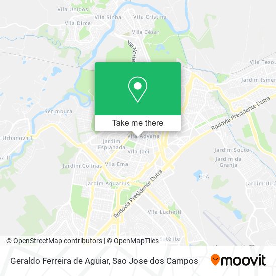 Geraldo Ferreira de Aguiar map