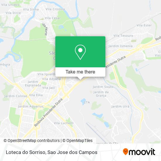 Loteca do Sorriso map