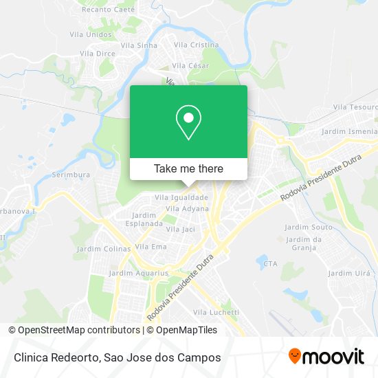 Clinica Redeorto map