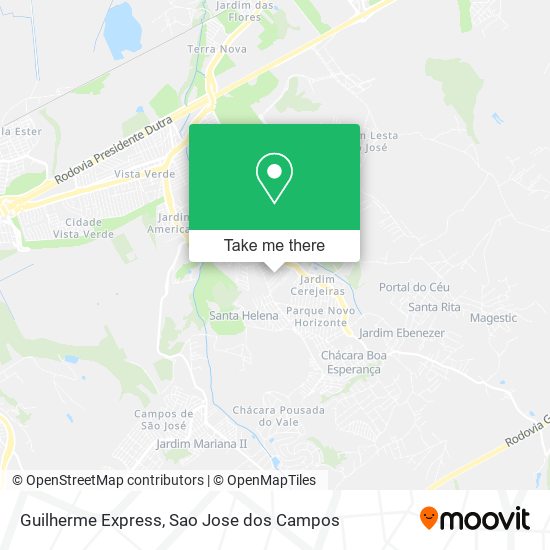 Mapa Guilherme Express