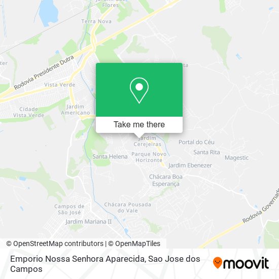 Mapa Emporio Nossa Senhora Aparecida