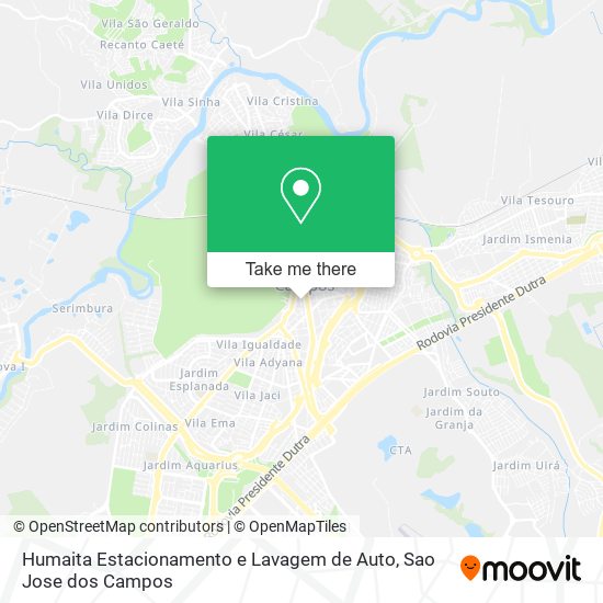 Mapa Humaita Estacionamento e Lavagem de Auto