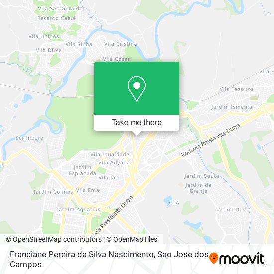 Franciane Pereira da Silva Nascimento map