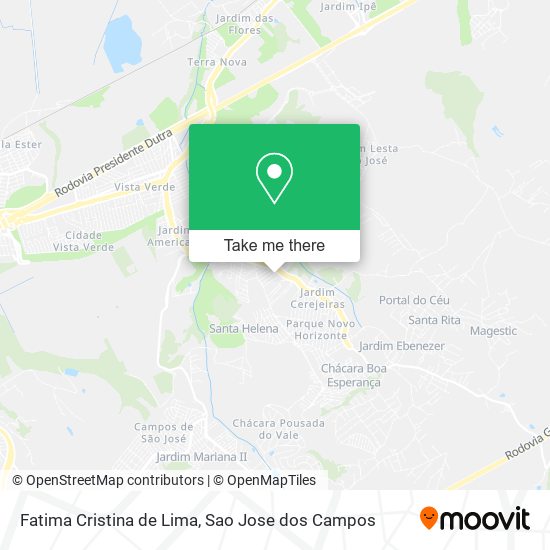 Fatima Cristina de Lima map