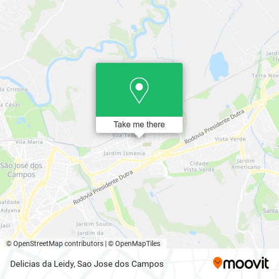 Mapa Delicias da Leidy