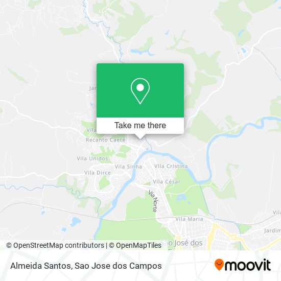 Almeida Santos map
