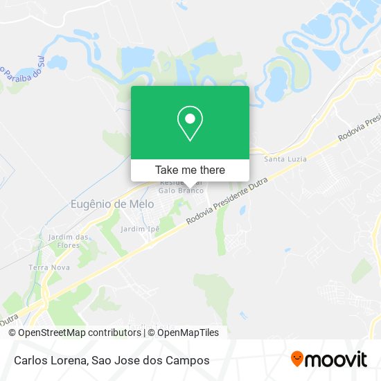 Carlos Lorena map