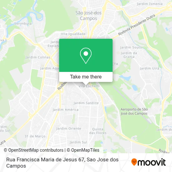 Rua Francisca Maria de Jesus 67 map