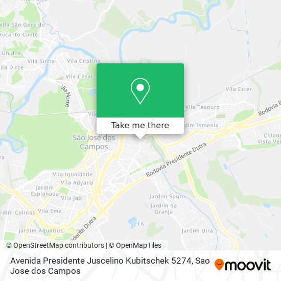 Avenida Presidente Juscelino Kubitschek 5274 map
