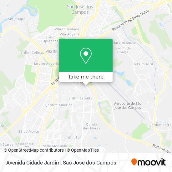 Avenida Cidade Jardim map