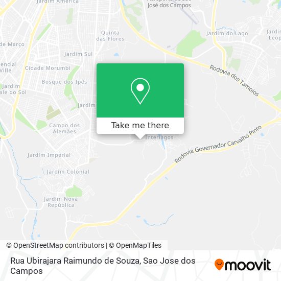 Rua Ubirajara Raimundo de Souza map