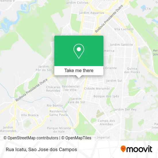 Rua Icatu map