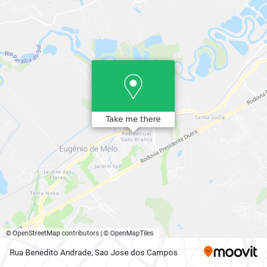 Rua Benedito Andrade map