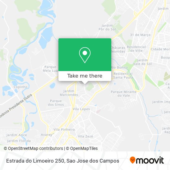 Estrada do Limoeiro 250 map