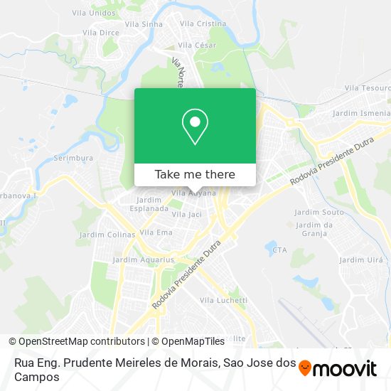 Rua Eng. Prudente Meireles de Morais map