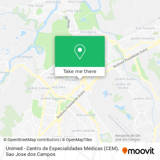 Unimed - Centro de Especialidades Médicas (CEM) map