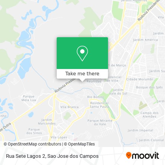 Rua Sete Lagos 2 map