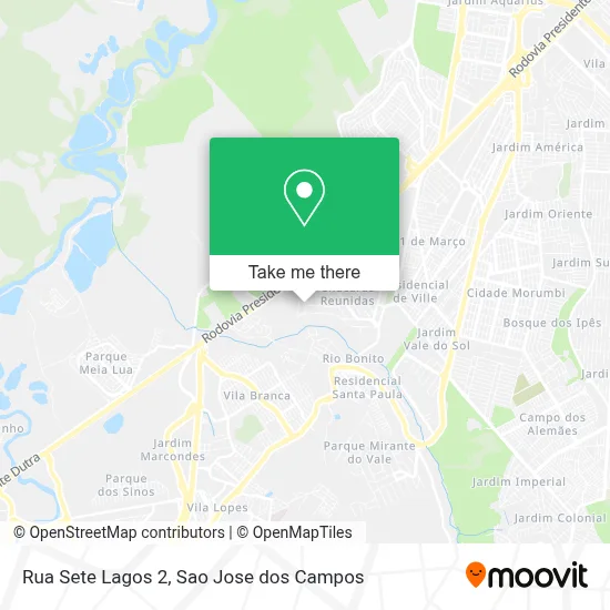 Rua Sete Lagos 2 map