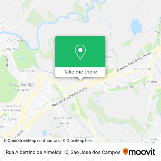 Mapa Rua Albertino de Almeida 10